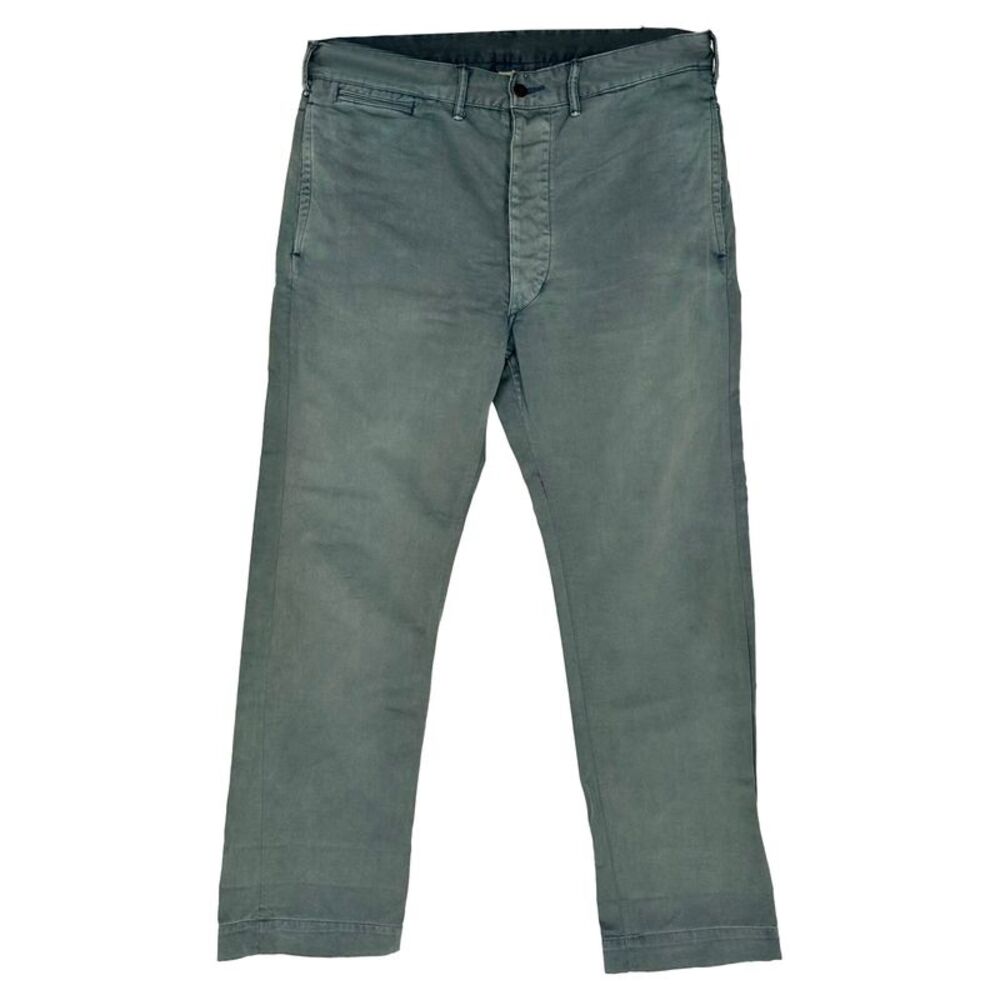 Ralph Lauren Straight-Leg Chino Pants in Blue Cotton
